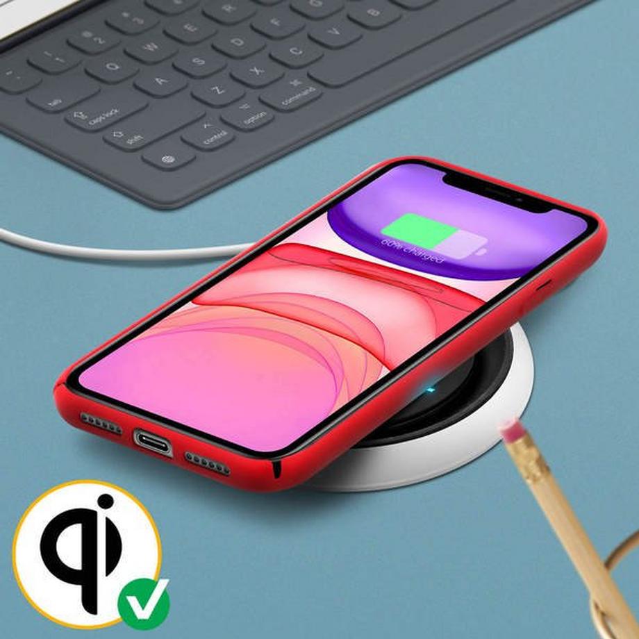 Avizar  Coque Soft Touch iPhone 11 Rouge 