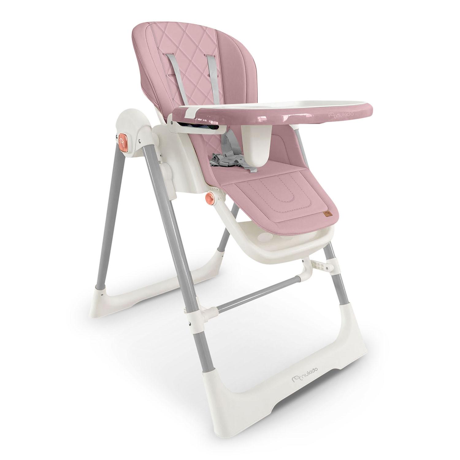 B2X  Chaise d'alimentation Nukido Elite, rose 