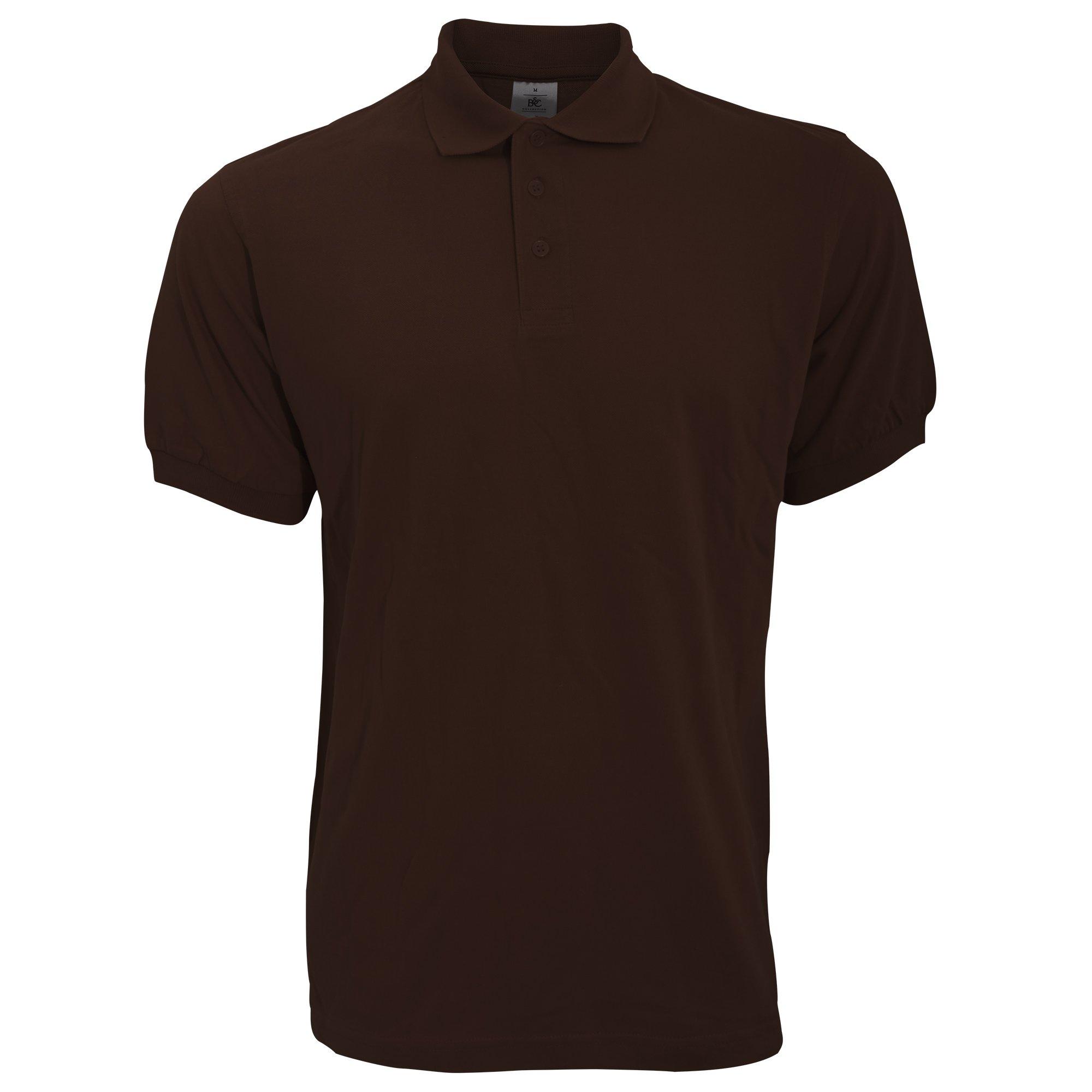 Image of B&c Poloshirt Safran Kurzarm Herren Braun XL