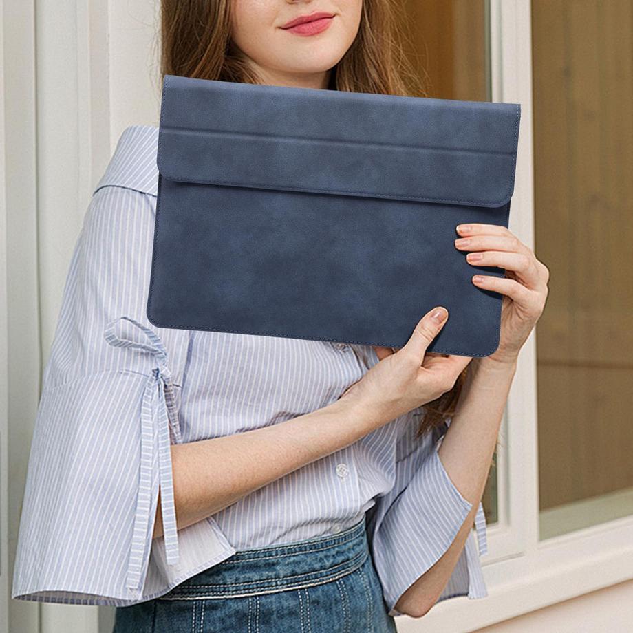 Only-bags.store Pochette pour ordinateur portable avec fonction de support  