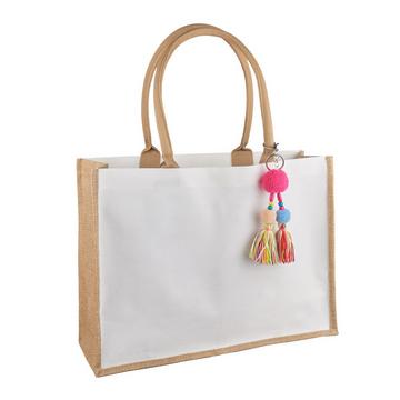 Jute Tasche Shopper, große Jute Tasche Strand Tasche faltbar wasserdicht Einkaufstaschen Handtasche für Picknick Reisen Einkaufen Strand und Alltag