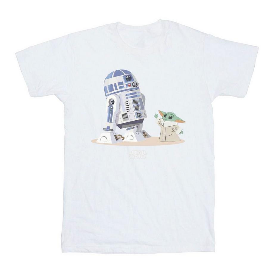 The Mandalorian Maglietta R2d2 E Grogu