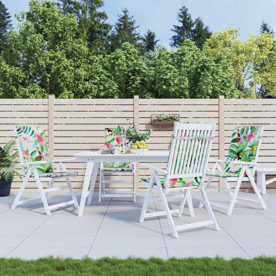 VidaXL Gartenstuhlauflage für hochlehner gewebe  
