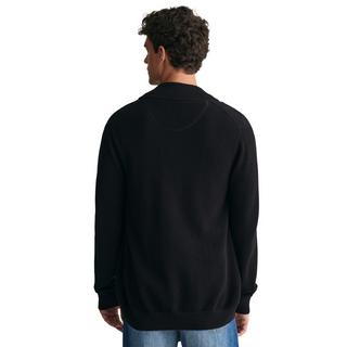 GANT Baumwoll Pique Half Zip Cardigan  