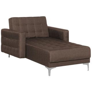 Beliani Chaiselongue aus Polyester Retro ABERDEEN  