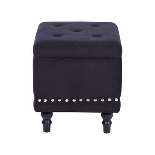 Beliani Pouf en Velluto Glamour LORETTO  