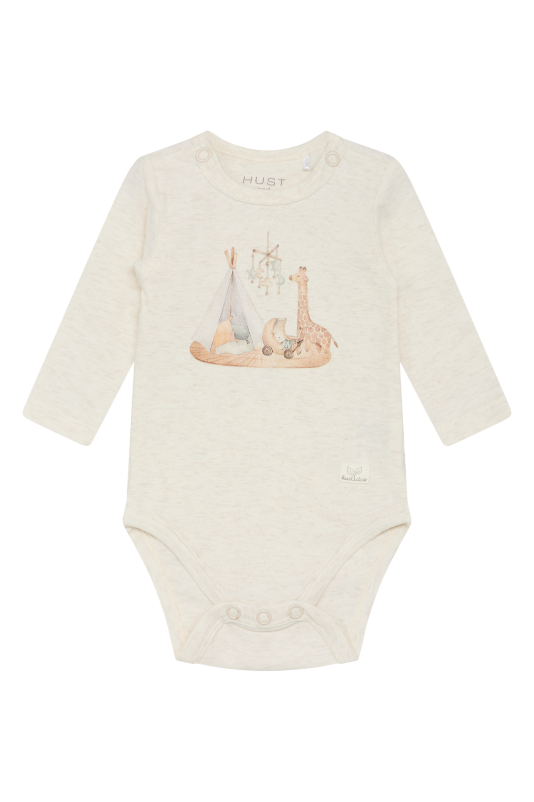 Image of Baby Body Bebe Giraffe Unisex Beige 68