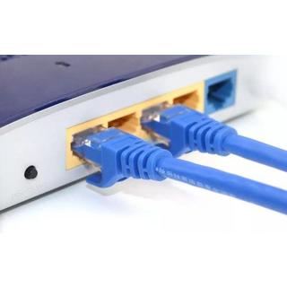 eStore  Cavo di rete/Ethernet Cat5e 1000 Mbps da 200 cm - blu 