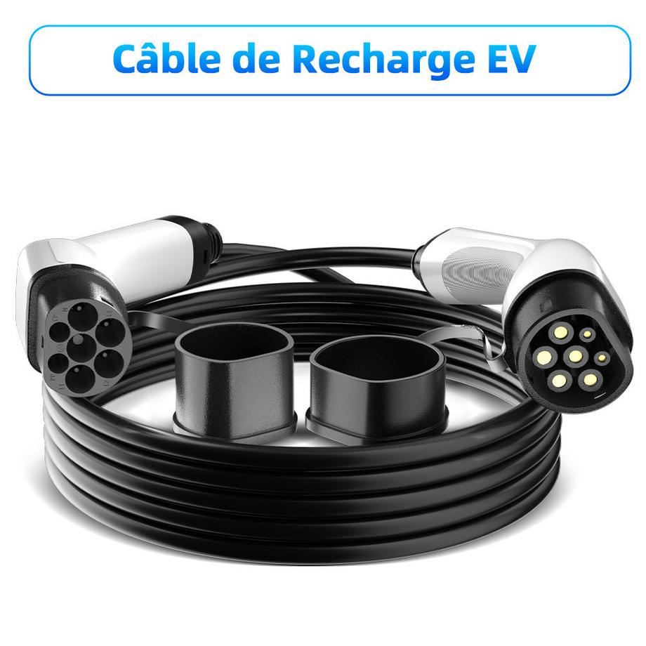 JATRHG  JATRHG EV-Ladekabel 3,6 kW 16 Ampere  einphasig  8 Meter  Elektrofahrzeug und wiederaufladbarer Hybrid von Typ 2 zu Typ 2 