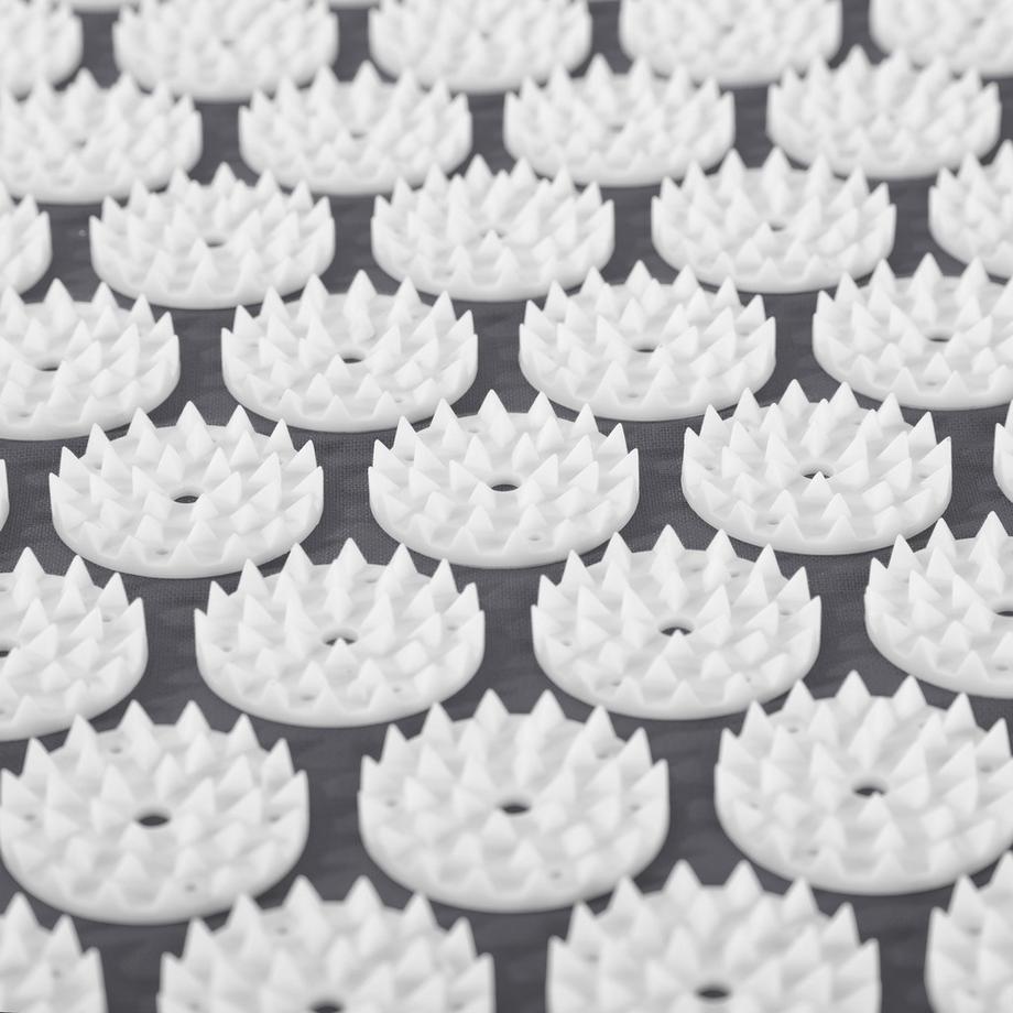 Tectake  Akupressurmatte  3-teiliges Set aus Matte, Kissen und Tragetasche 285 Akupressurblöcke 