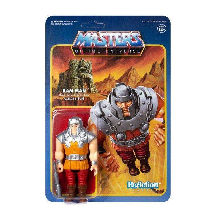 Mattel  Masters of the Universe ReAction Ram Man Action Figure [Mini Comic] 