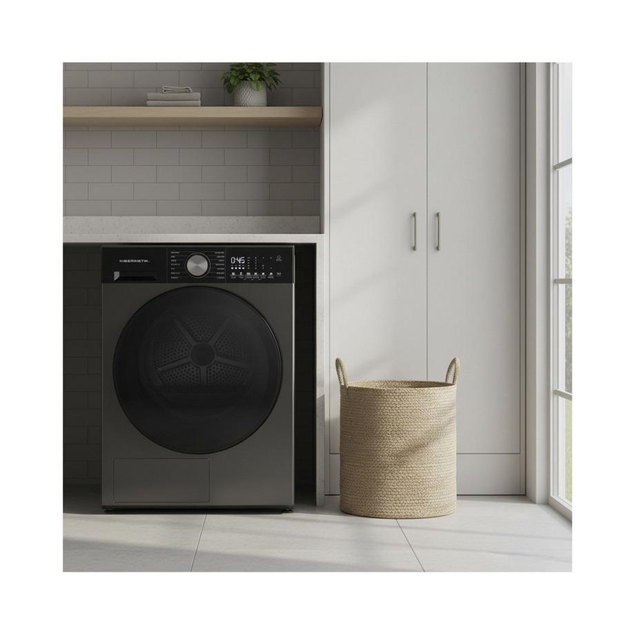 Kibernetik Kibernetik PLTR507 PrimeLine Sèche-linge à pompe à chaleur 9kg Classe B Titan  