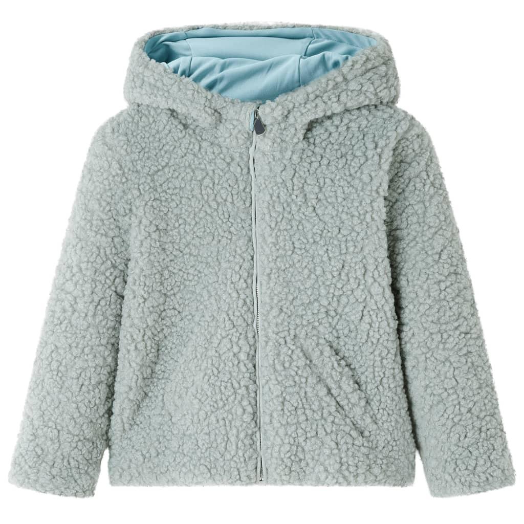 Image of Kinder Kapuzenjacke Polyester Unisex Grün 104