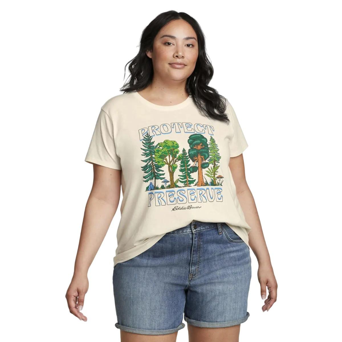 Image of Protect Preserue Tshirt Damen Elfenbein XL