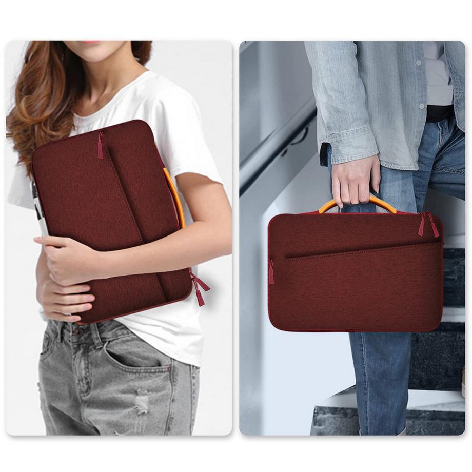 Only-bags.store Housse d'ordinateur portable étanche MacBook Air Pro M1 avec poignée  