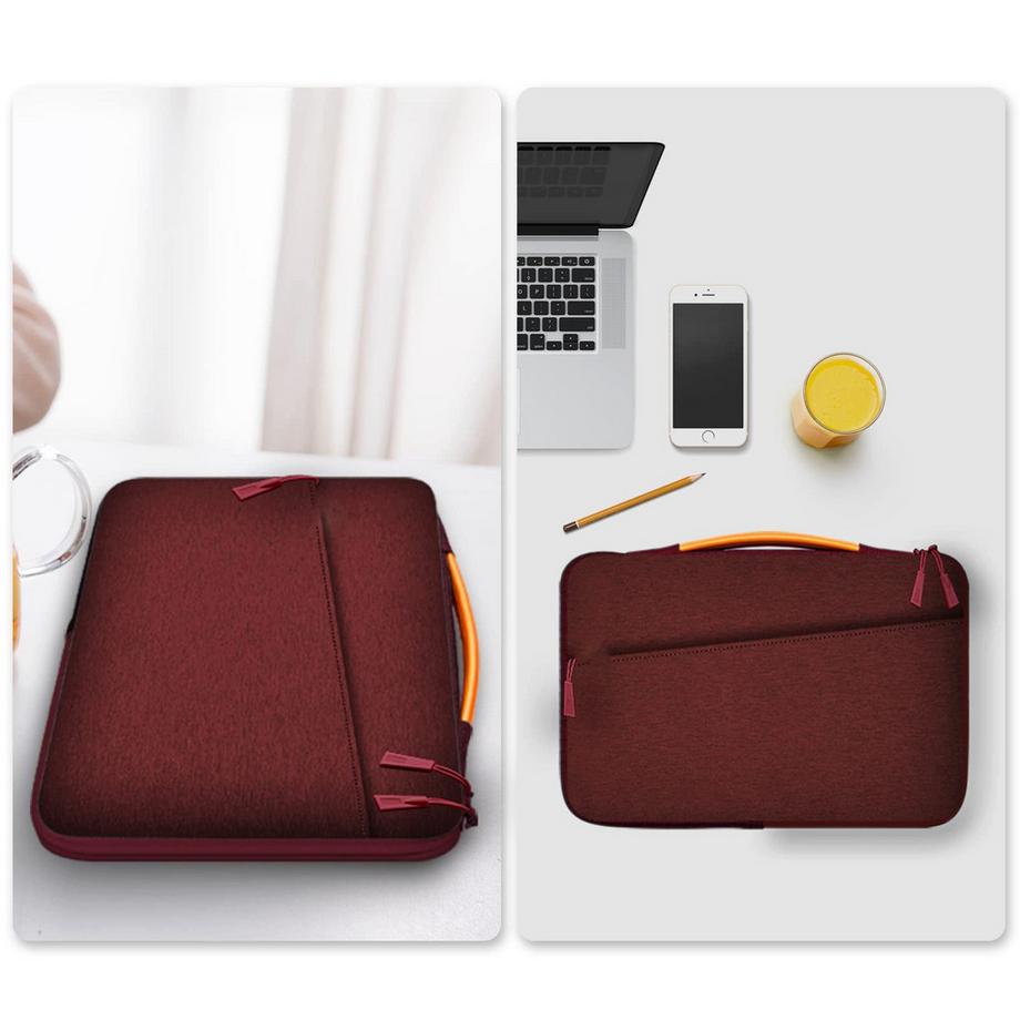 Only-bags.store Housse d'ordinateur portable étanche MacBook Air Pro M1 avec poignée  