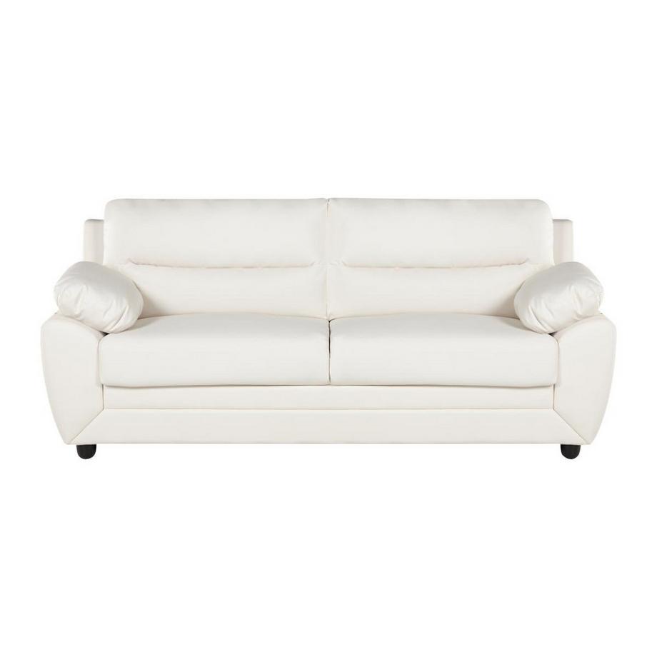 Vente-unique Sofa 3Sitzer Kunstleder MANOA  