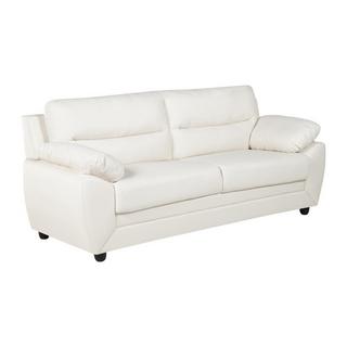 Vente-unique Sofa 3Sitzer Kunstleder MANOA  