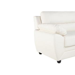 Vente-unique Sofa 3Sitzer Kunstleder MANOA  