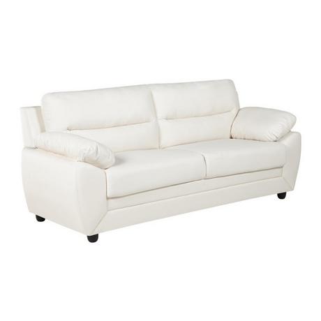 Vente-unique Sofa 3Sitzer Kunstleder MANOA  