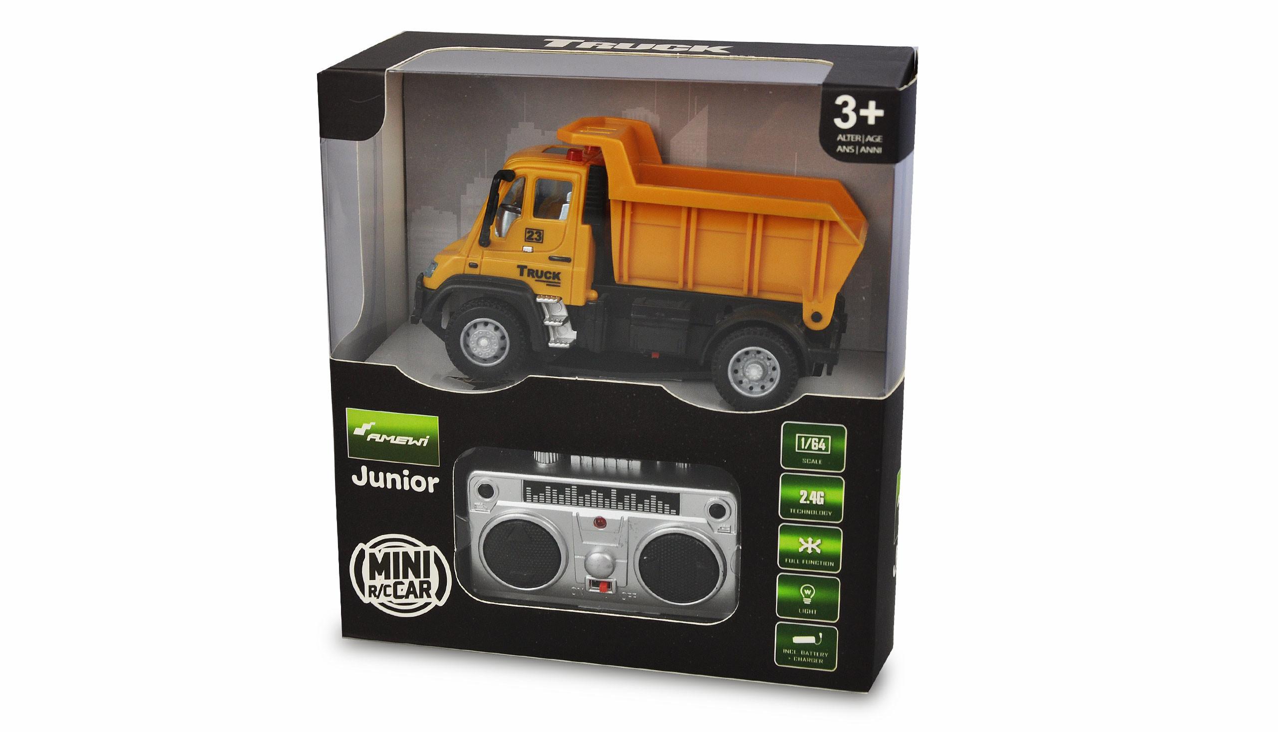 Amewi  Muldenkipper Mini Truck (Gelb 1:64, RTR) 