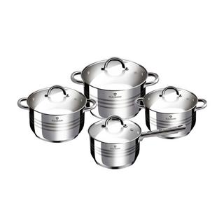 Blaumann Kochtopf Set 6.5L/3.9L/2.9L/2.1L Edelstahl Gourmet Line  