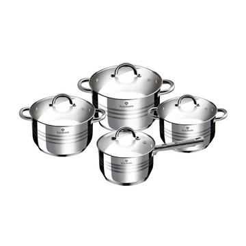 Kochtopf Set 6.5L/3.9L/2.9L/2.1L Edelstahl Gourmet Line