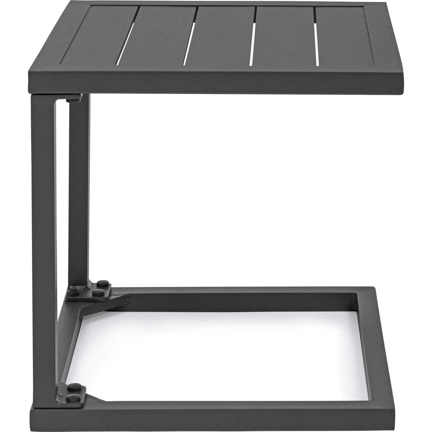 mutoni Table d'appoint de jardin Hilde 40x40 anthracite  