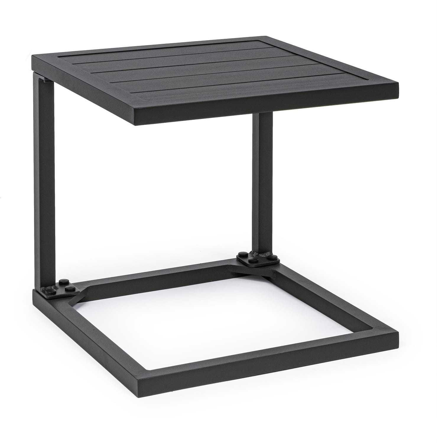 mutoni Table d'appoint de jardin Hilde 40x40 anthracite  