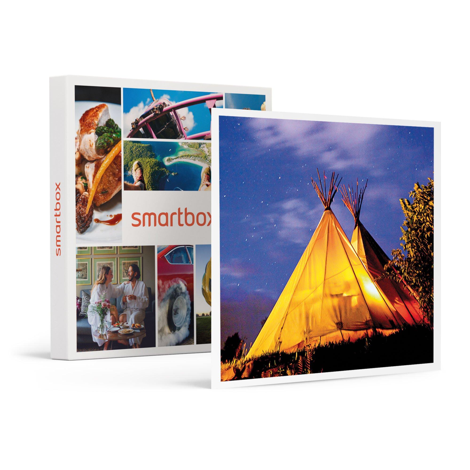 Smartbox  Séjour familial avec 2 nuits en tipi et tir à l'arc - Coffret Cadeau 