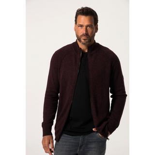 JP1880  Cardigan bicolore con maniche raglan 