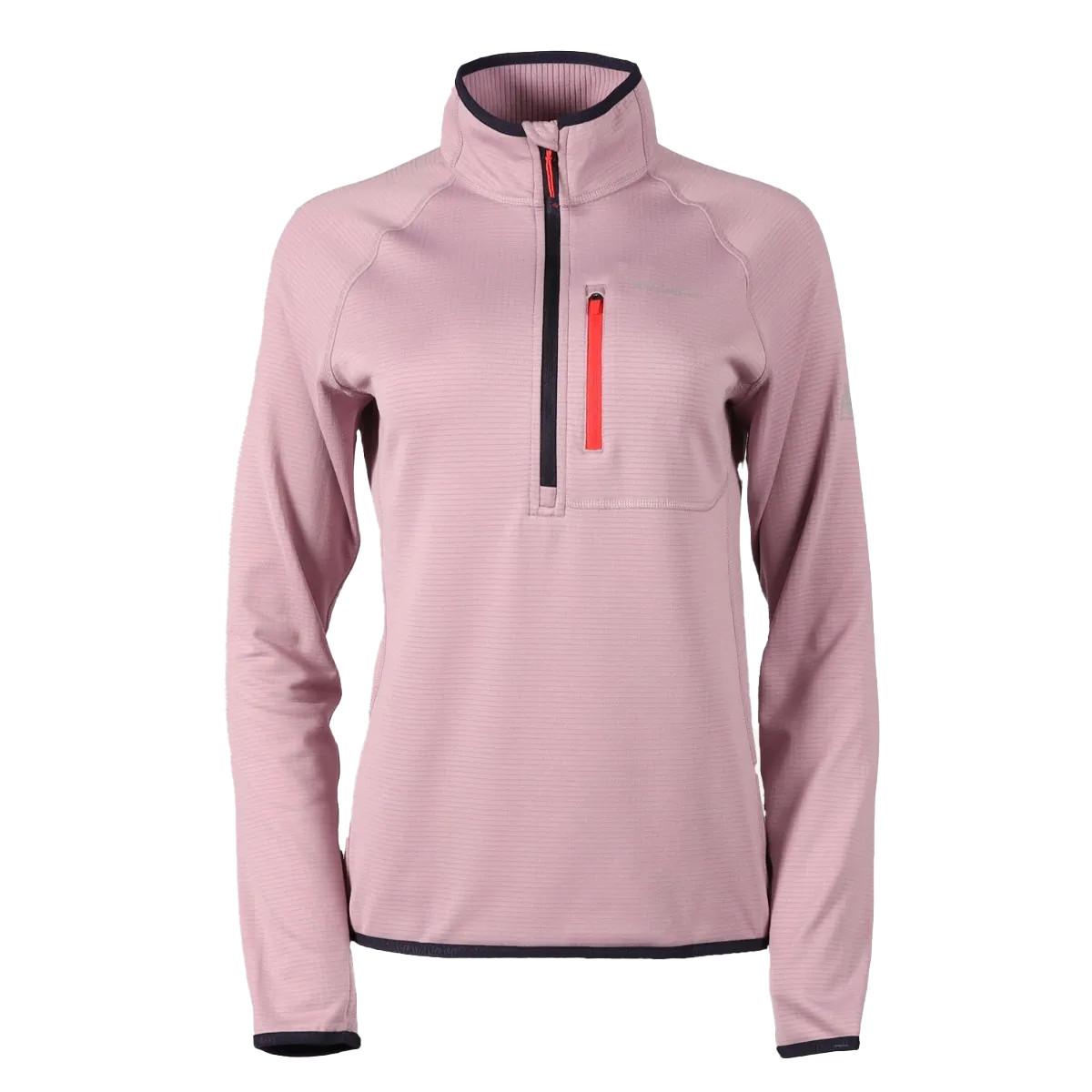 Image of High Route Fleeceoberteil Mit Kurzem Reißverschluss Unisex Lila XXL
