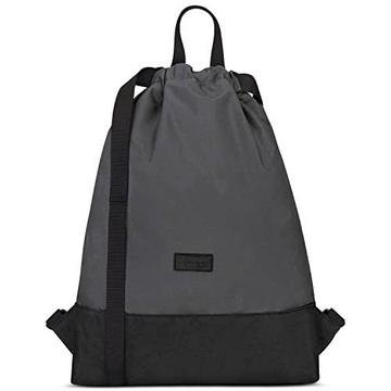 Gym Bag Grey - No 7 - Sac à dos pour le sport et le festival - sac à dos petit avec poche intérieure - poche extérieure pour un accès rapide