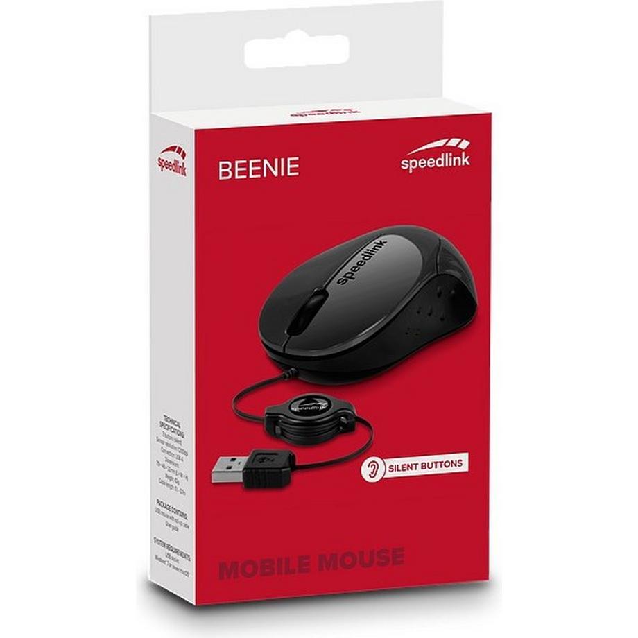 SPEEDLINK  BEENIE - Mobile Mouse Wired - nero 
