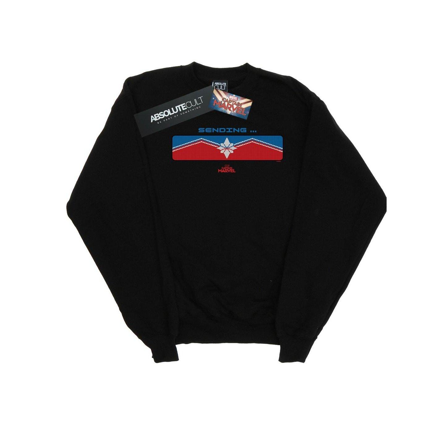 Image of Captain Sending Sweatshirt Unisex Schwarz 128