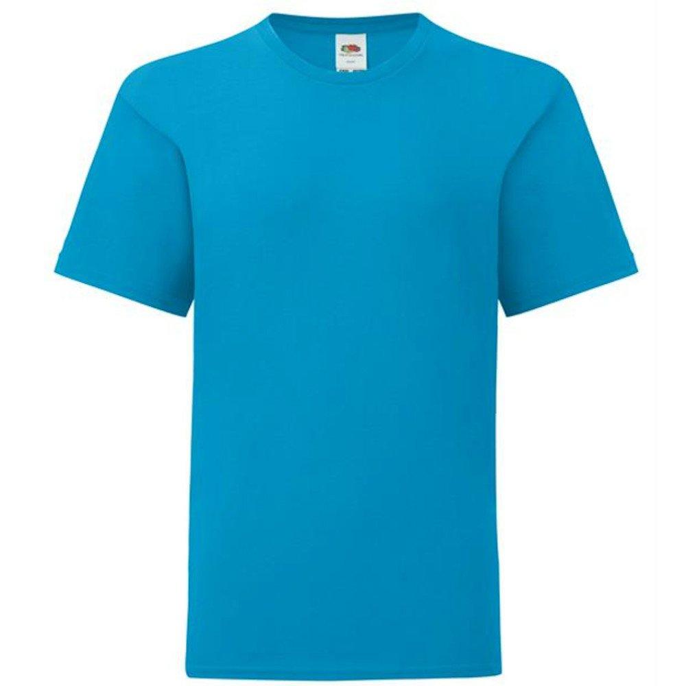 Image of Iconic Tshirt Jungen Azurblau 164
