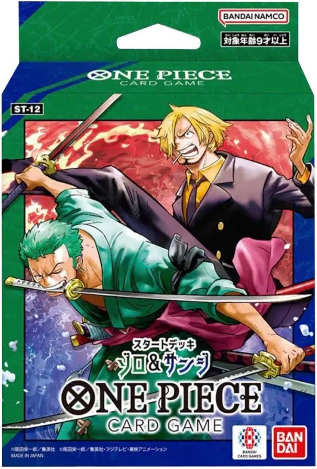 Bandai  Zorro & Sanji ST-12 Starter Deck - One Piece Card Game - JPN 