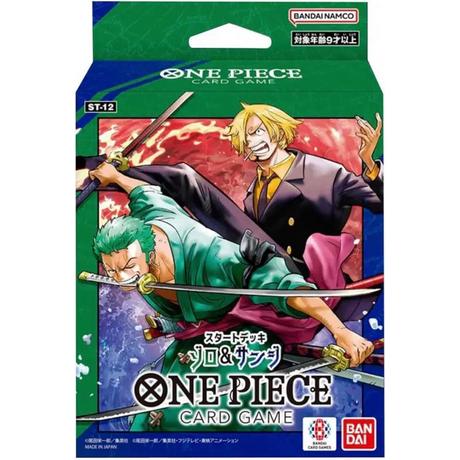 Bandai  Zorro & Sanji ST-12 Starter Deck - One Piece Card Game - JPN 