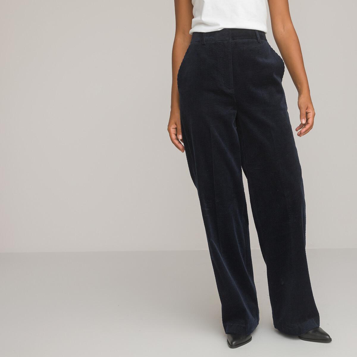 Image of Weite Cordhose Signature Damen Blau 32