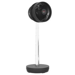 Northio Standventilator USB Wiederaufladbarer Ventilator mit Fernbedienung einstellbarer Neigung Oszillation 10 Geschwindigkeitsstufen Timer Höhenverstellbar Teleskopventilator für Büro Camping |  