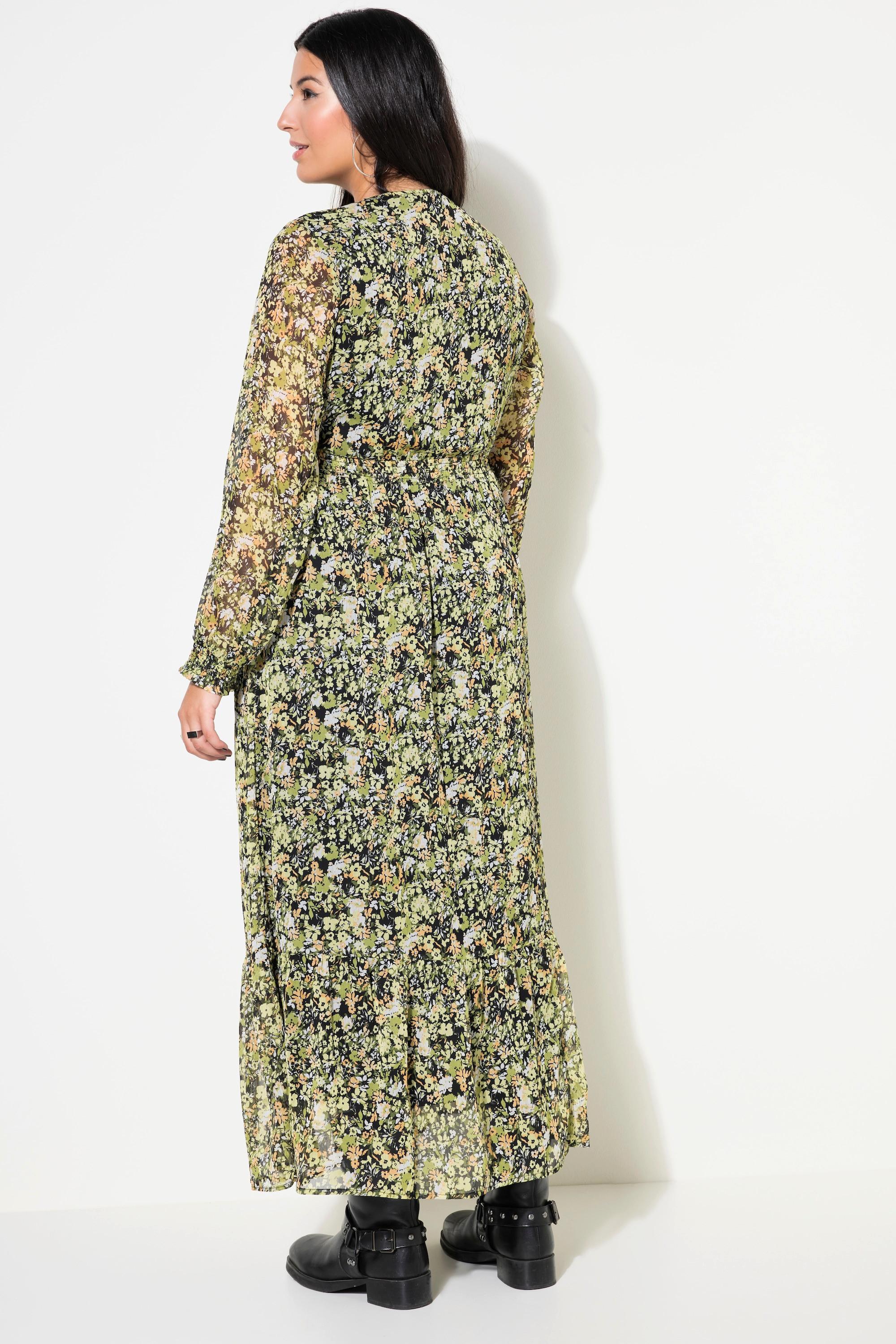 Studio Untold  Robe maxi, coupe évasée, imprimé mille-fleurs 