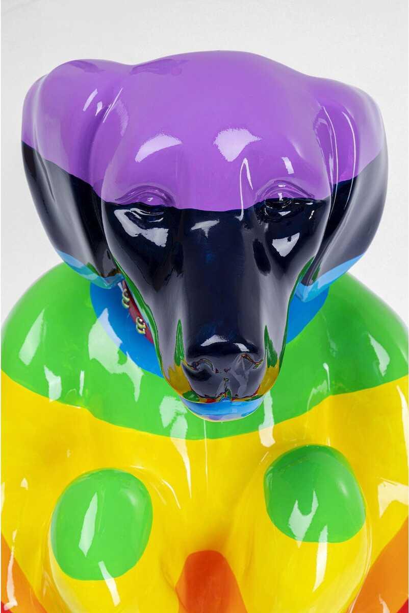 KARE Design Objet décoratif Sitting Dog Rainbow 80  