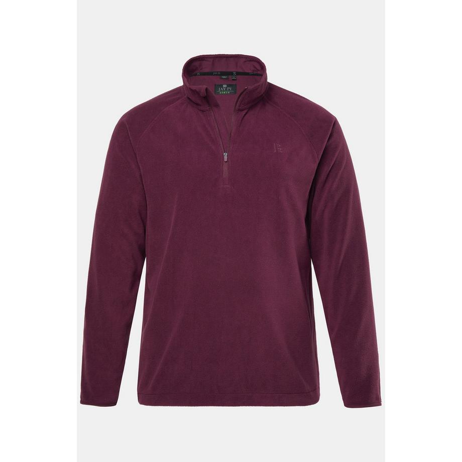 JP1880 Pullover Polo Pile Taglio Addome Zip Collo  