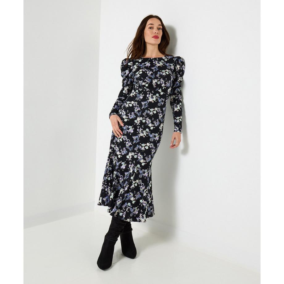 Joe Browns Midikleid Vintage-inspiriertes Blumenmuster  