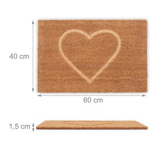 Northix Zerbino a forma di cuore di cocco  