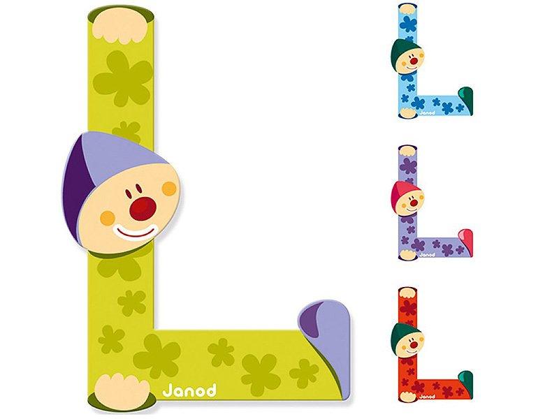 Janod Buchstaben Clown L  