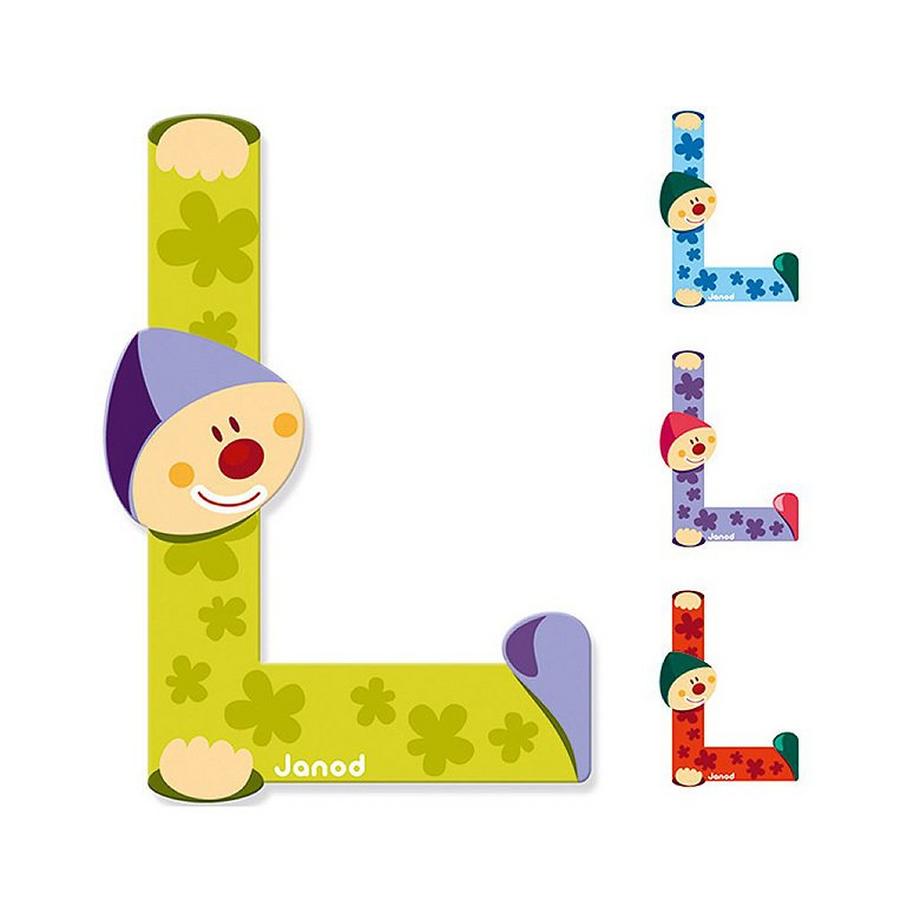 Janod Buchstaben Clown L  