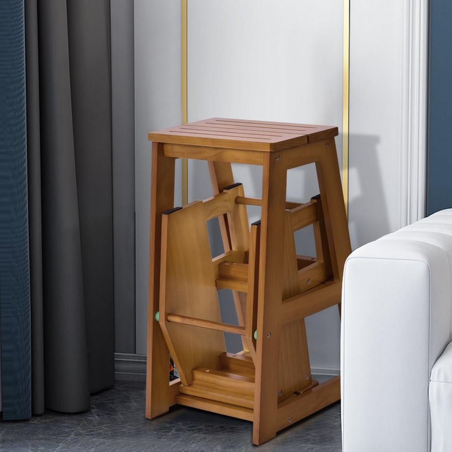 B2X Chaise échelle échelle chaise tabouret échelle escabeau escabeau escabeau pliable 3 marches  