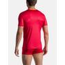 Olaf benz  T-Shirt mit kurzen Ärmeln und V-Ausschnitt RED 1763 Rot Bunt