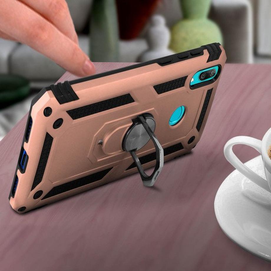 Avizar  Cover Antiurto Huawei Y7 2019 Rosa gold 